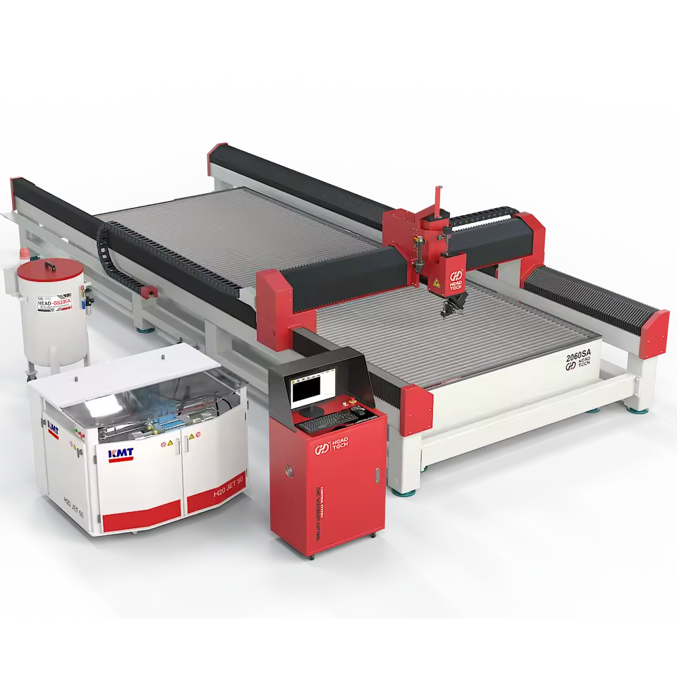 Waterjet Cutting Machine 5 Axis CNC Water Jet Cutter for Metal, Ceramic, Marble & Tile