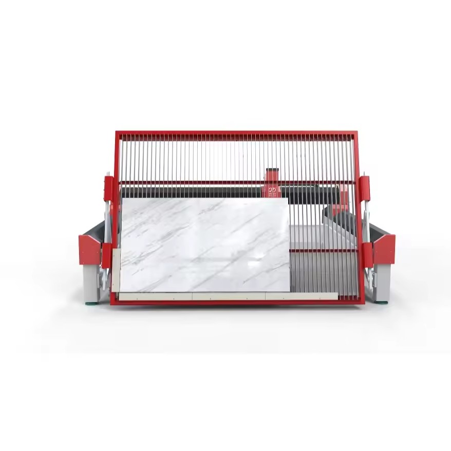 HEAD 5or3 AxisCNC Industrial Water Jet Machine Stone Glass Fragile Material Tilting Platform Factory Price