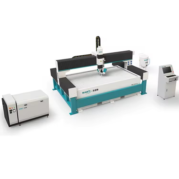High Accuracy 5-Axis Waterjet Cutting Machine Efficient 3-Axis Water Jet Cutter for Ceramic Tiles Glass Metal