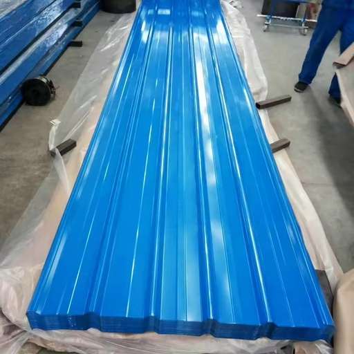 RAL 5005 Galvanized Corrugated Board 840/900 Coated Zinc Color Roof Cut-to-Size Included Black Green Wooden Colors Available