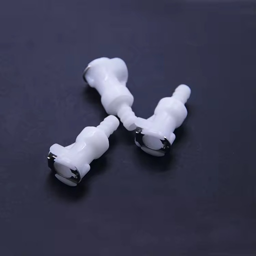 5/16" Plastic Quick Coupling Connector Body No Valve Inside Disconnection