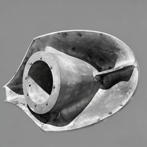 High Precision Custom Metal Steel Casting Services for Rudder Frame Stern Frame S3001 UT MT for Ship Building