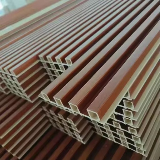 High Quality Wpc Wood-Plastic Decoration Fluted Wall Panels Interior Decorative