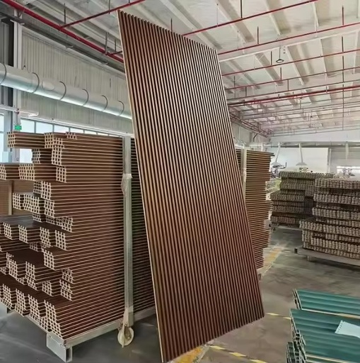 Hundreds of Patterns Customizable - Factory Price WPC Groove Wall Panel, Fireproof, Moisture Resistant, Decorative Grille