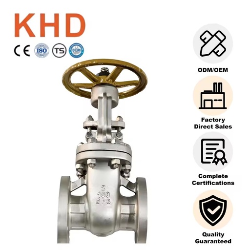 American Standard Manual GATE Valve 304 Stainless Steel Forging 2in Flange Type 150Lb Flange GATE Valve