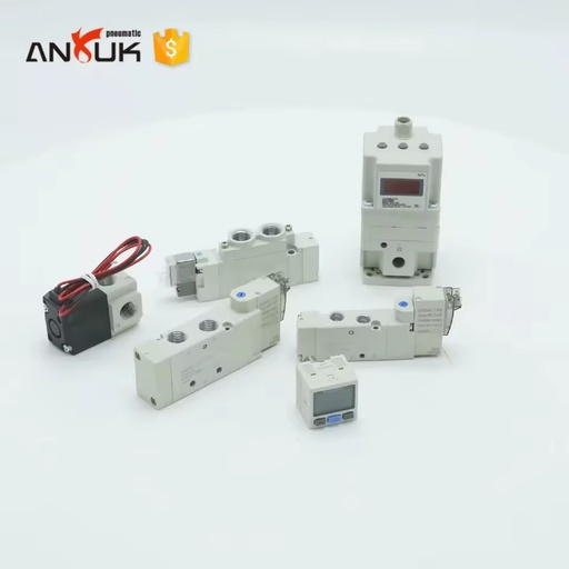 5/2 Way Air Solenoid Valve SY3120-5LZD-M5 SY7120-5LZD-02 For Robots Pneumatic Control System