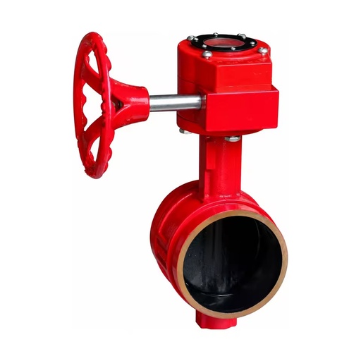 Ductile Cast Iron Grooved Butterfly Valve PN16 2 in - 12 in XD381X-16Q for Flow Control