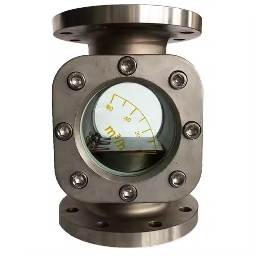 LSMSFI Industrial Double Window Sight Glass Flow Indicator