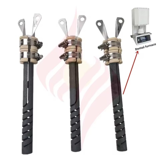 Max.1600c Double Spiral High Purity Sic Dental Furnace Fast Heating Rod Silicon Carbide Heating Element for Dental Lab
