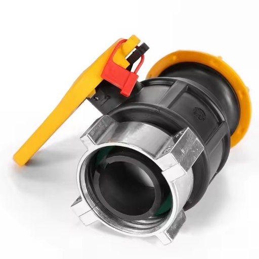 HT Factory Manual OEM 2'' DN40 Ball Valve with Threaded Connection and FKM Sealing for IBC Container