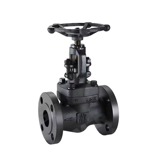 A105 Forged Steel High-Pressure Flange Globe Valve Manual High Temperature Oil Commercial Kitchen