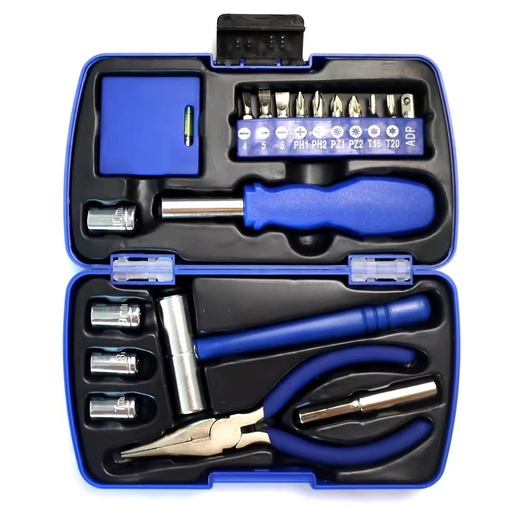 20pcs Mini Hand Household with Plastic Box Tool Kit Small Tools Set