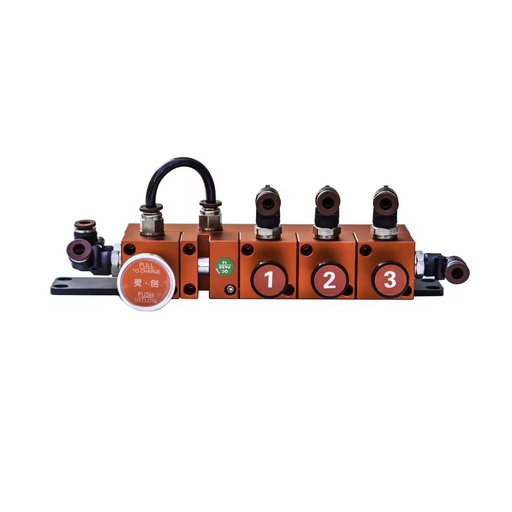 9-Compartment Aluminum Alloy Pneumatic Combination Switch Subsea Valve Tank Trucks Chemical Tankers Manual Emergency Shutoff