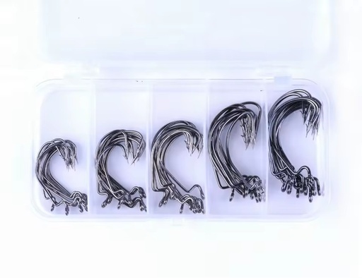 Wholesale Cheap Fishing Hook Boxed High Quality Crank Hook