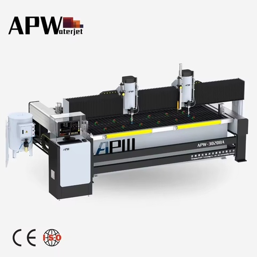 Toughened Glass Waterjet Cutting High Precision Waterjet Cutting Machine