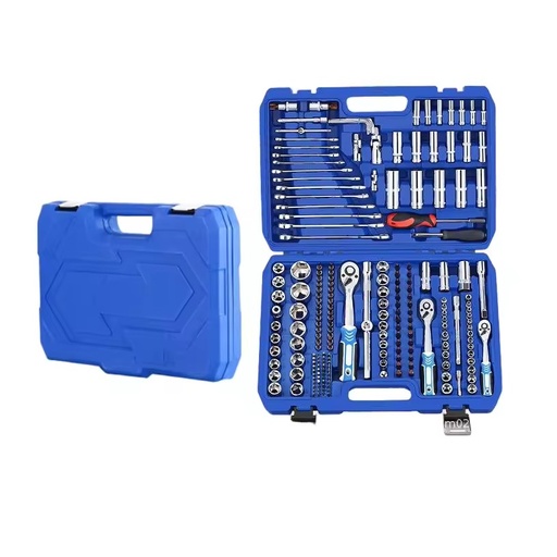 Wholesale Full Range Multi-Functional Auto Repair Tool Sets Chrome Vanadium Steel Metric Socket Wrenches Ratchets Hard Case for