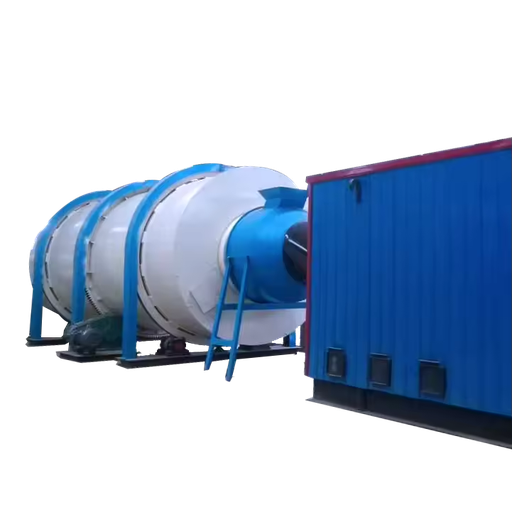 High Efficiency Three Drum Rotary Dryer for Industrial Biomass and Sawdust Drying with PLC Controlled Pump and Remote Monitoring