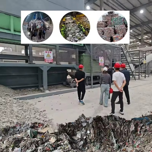 High Efficiency Automatic Waste Sorting Machine Industrial Solid Waste Treatment Line for Urban Waste Recycling