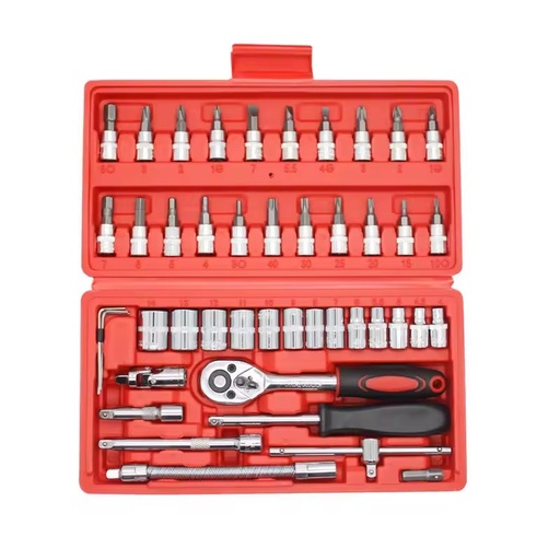 Professional Home Use OEM Tool Set CRV Screwdriver Drill Hard Case Household Hand Operated Carbon Steel Optimized for Use