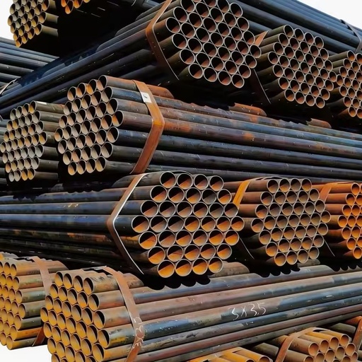 ASTM Certified Welded Steel Pipe Non-Alloy Carbon Steel Hot Rolled Round Tube 6 Meter for Fluid Gas Oil Pipeline