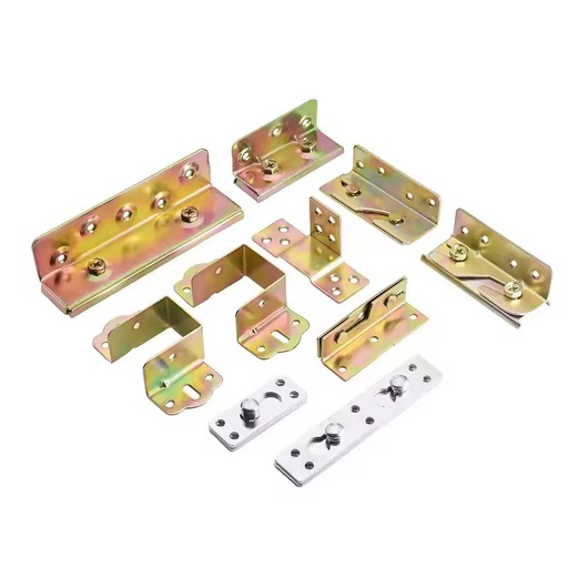Furniture Hidden Bed Rails Fixing Metal Supported Bed Frame Connector