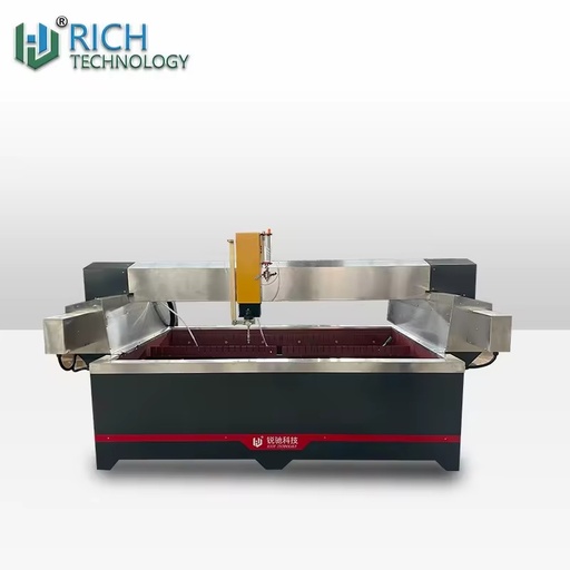 RICH Professional Cnc Cutter Glass Cutting Water Jet Machine Glass Cutting Machine with Good Quality Glass Hole Opening
