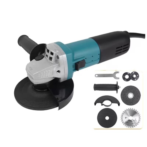 Kaqi KQ-96115 Industrial Grade Cordless Angle Grinder 750W Mini Electric Grinding Machine Paddle Switch 4.5inch Brushed Motor