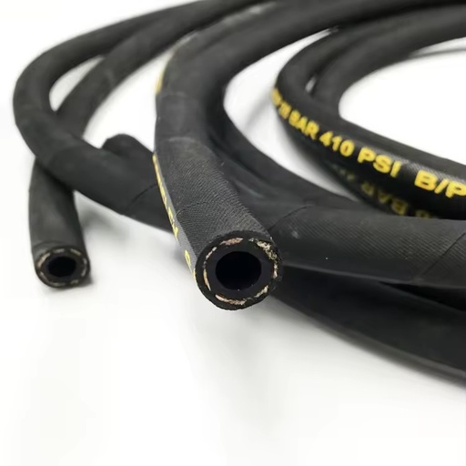 High Temperature Flexible Silicone Rubber/Polyester/Aramid Auto Car Hydraulic Hose 4-Ply Steel Wire Reinforced 0.3-1.2MPA
