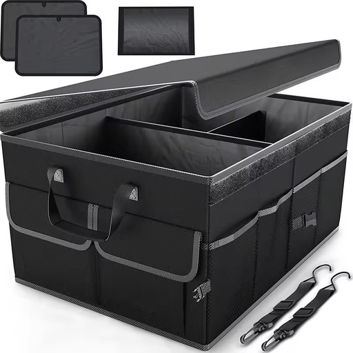 SUV Trunk Organizer Foldable Non-Slip 60L Capacity for Women & Men