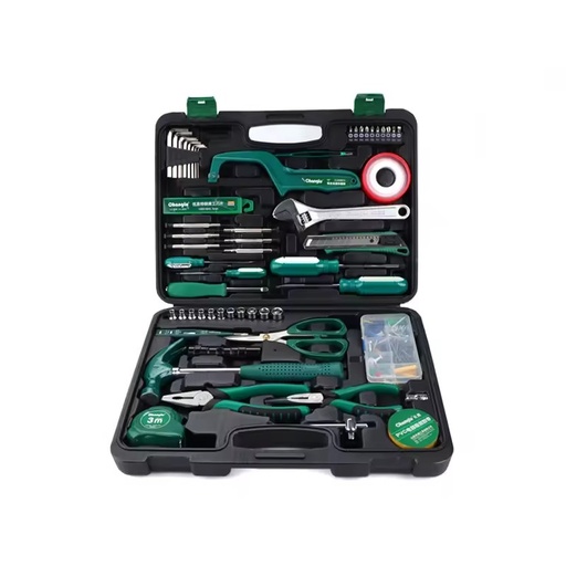 Piece Set Combination Kit Chrome Vanadium Steel Hard Case Household Manual Woodworking Gift Repair