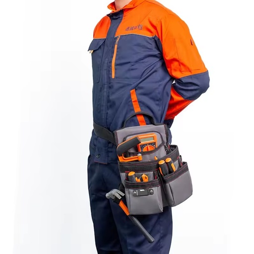 High-Altitude Work Waist Tool Bag Magnetic Quick-Release Thickened Oxford Cloth Auto Special Tool Storage Bag