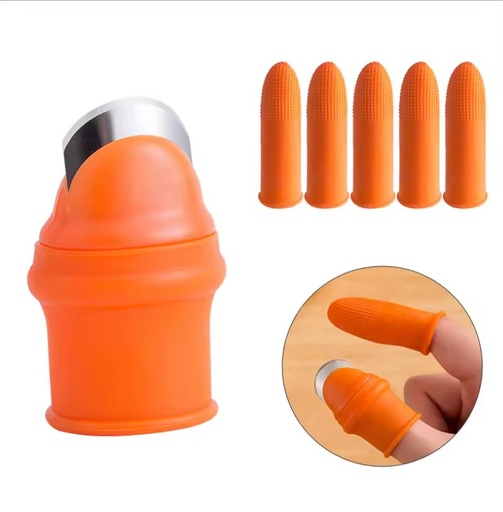 Vegetable Picker Thumb Knife Silicon Protection Finger Harvesting Tool Finger Cutter