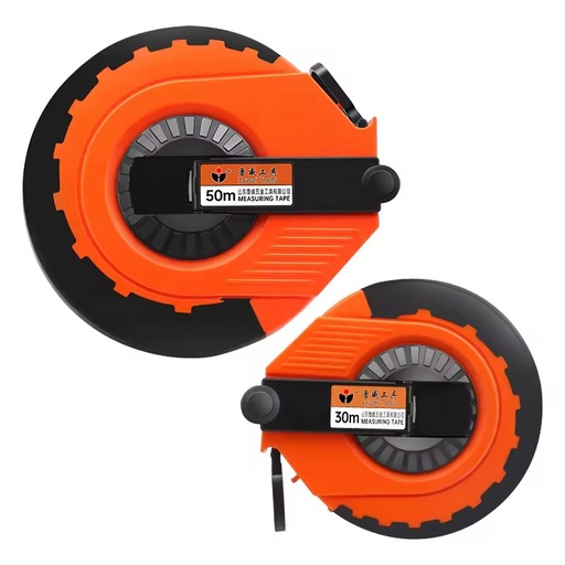 High-Precision Household Essential 30M 50M 100M Case Steel Tape Measure