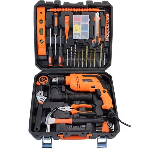 Professional Practical Home Hand Tools Kits Electrician Power Drill Basic Tools Sets