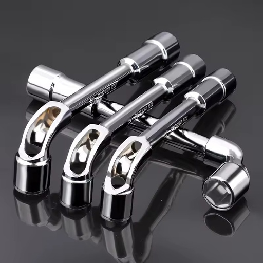 OEM Customizable Dual-Purpose Car Tire Removal Piercing Tool Set L-Shaped Steel Pipe Wrench DIY Grade Metric