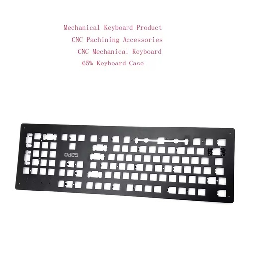 Custom CNC Machined Aluminum Anodized Keyboard for for 65% 75% TKL Mechanical Keyboards