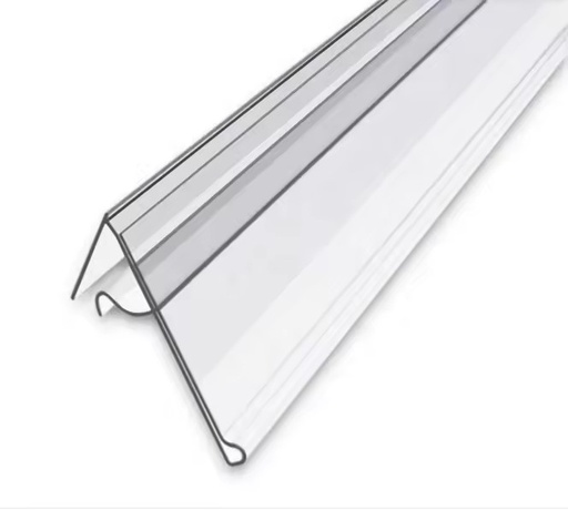 OEM Custom Retail Display Supermarket Plastic Price Tag Clip for Wire Shelves Basket Cutting Included
