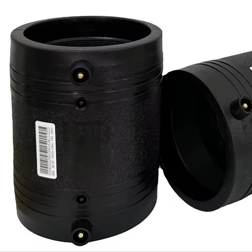 PE Fittings SDR11 90mm Electrofusion Couplers PE100 PE80 High Pressure Chinese Factory