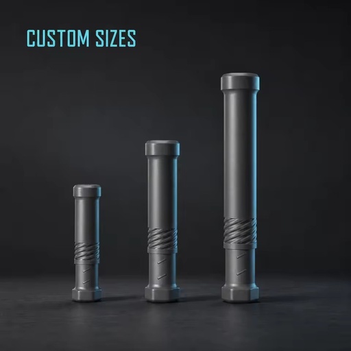 PE Round Plastic Tube (Dia 6-180mm) for Drill Bits CNC Tools-Customizable Dimensions Surface Finishing Tool Protection