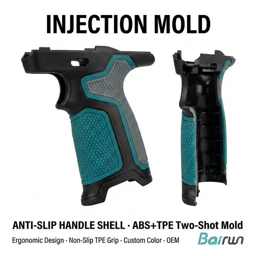 High Precision Double Shot Two Color Overmolding Plastic Injection Molding Tooling Service Custom Injection Mold