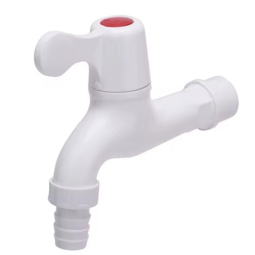 Plastic Saving Cold Water Wall PVC Tap One Way Faucet Type Iii With Nozzle Professional Supplier