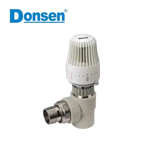 PP-R straight stop valve with temperature control automatically and fitting