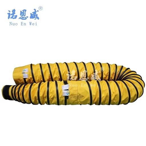 200mm-600mm Aircraft Ground Equipment Heated Resistant PCA Flexible air Conditioning Pvc Ducts