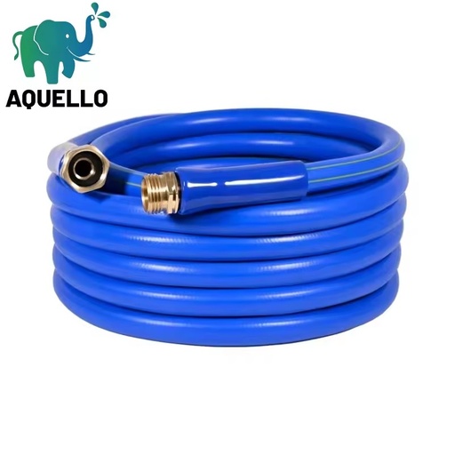 5/8" 40M/150Ft Non-Expanding Kink-Free Design Anti-UV & Abrasion Resistance 4-Ply Heavy Duty PVC Garden Hose