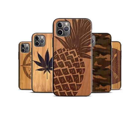 Free Sample Luxury Custom Back Cover Natural Colorful Wood