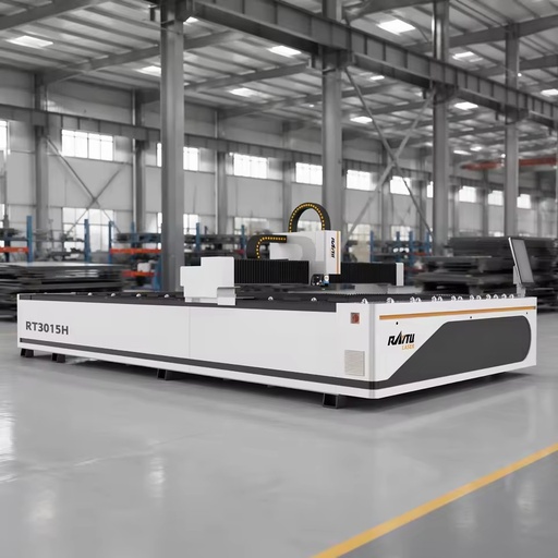 High Speed H-Type Open CNC System Fiber Laser Cutter Raytools Auto Focus Head High Precision Cutting 24H Continuous Working