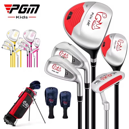 PGM JRTG007 PICK CAT Series Right Handed Kids Children Junior Boys Girls Golf Clubs Complete Set with Golf Stand Bag