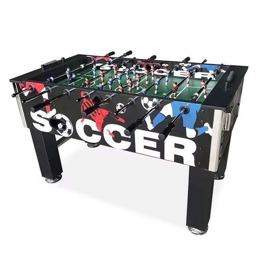 High Quality Customized ODM 5 Feet Foosball Game Table Colorful Painting Football Hand Play Kicker Soccer Game Table