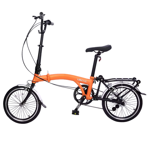 High Quality, Lightweight and Portable 16 Inch Non Installation Three Fold Bicycle Can Be Stored in the Trunk