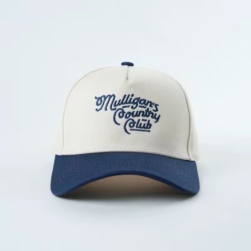 5 Panel Structured Baseball Cap Custom Head Size and Custom Embroidery Logo Curved Brim Cotton Unisex Sport Baseball Caps